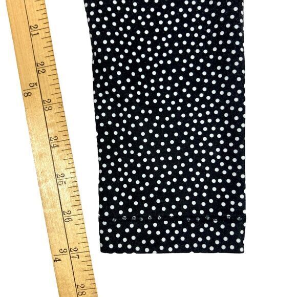 Nike Pro Dri-Fit Hyperwarm Leggings Black White Compression Workout Gym Pull On - Picture 14 of 16